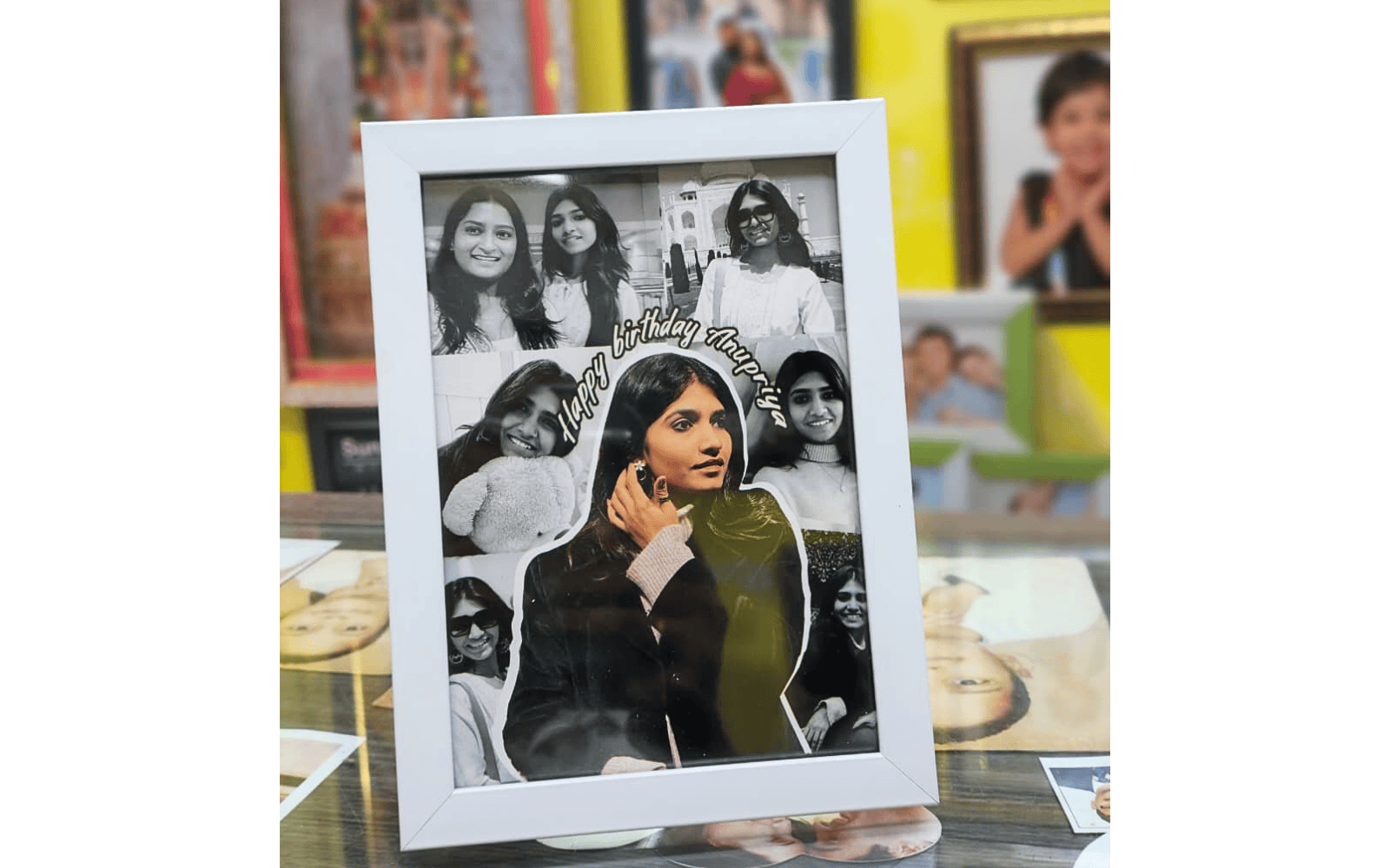Personalized Photo Collage Frame – Custom Memory Wall Frame Gift
