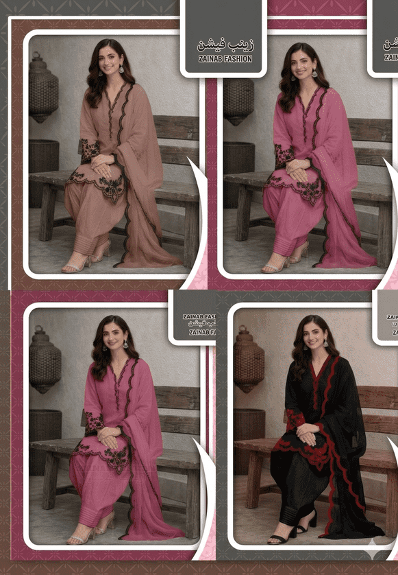 FARSHI EMBROIDERED 3PC SETS*