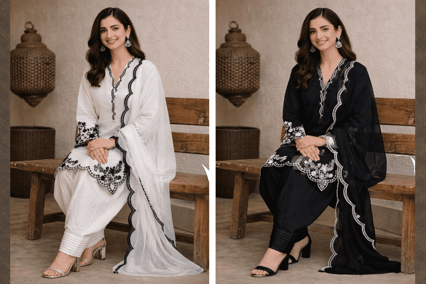 FARSHI EMBROIDERED 3PC SETS*