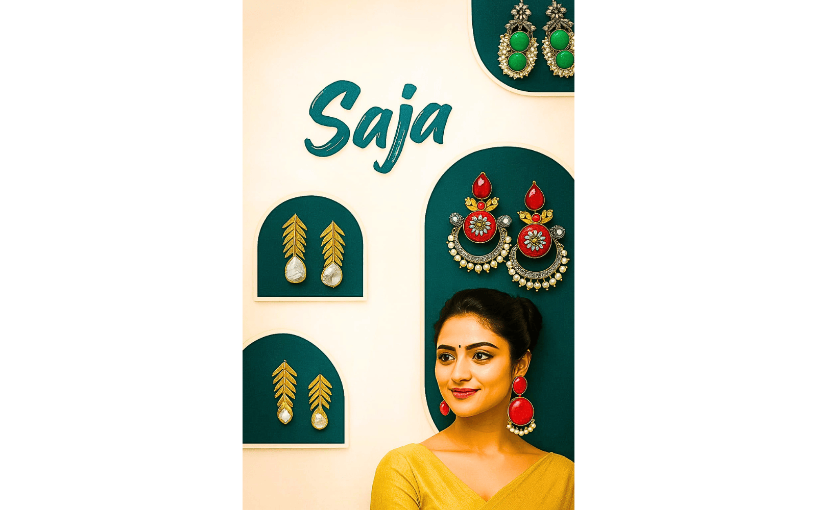 Stainless Steel Gold Plated Earrings Combo Set (Pack of 6 Pairs) | Mix Design Collection