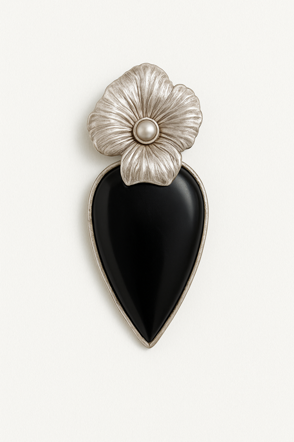 Silver replica earrings