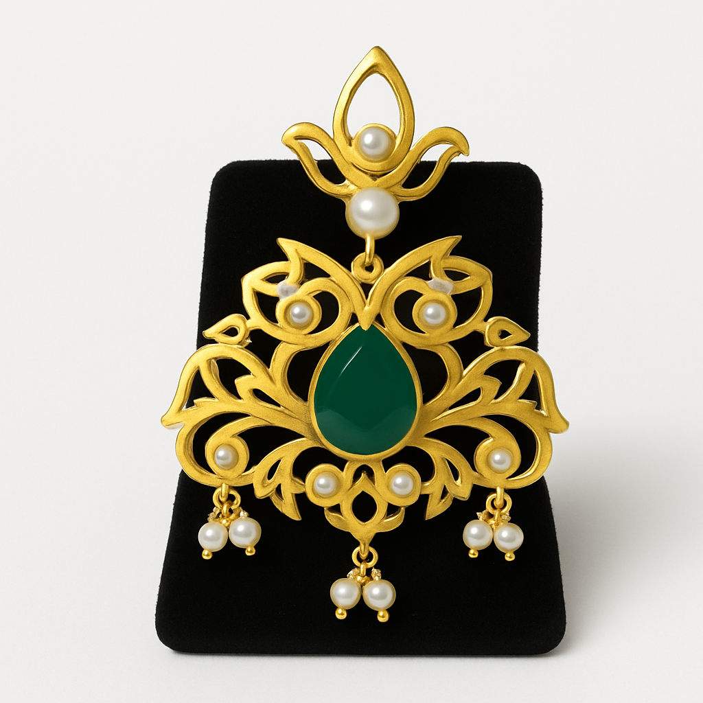 Gold-plated earrings