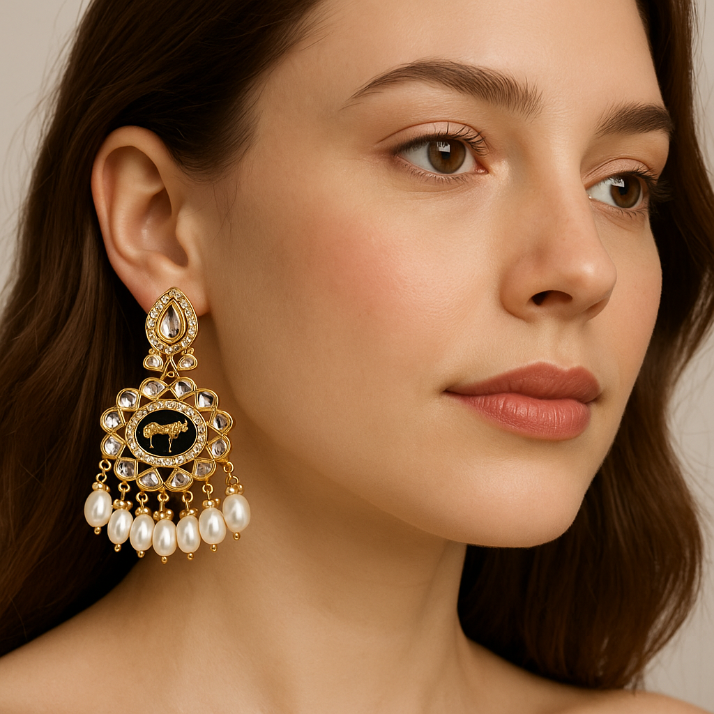 Kundan earrings