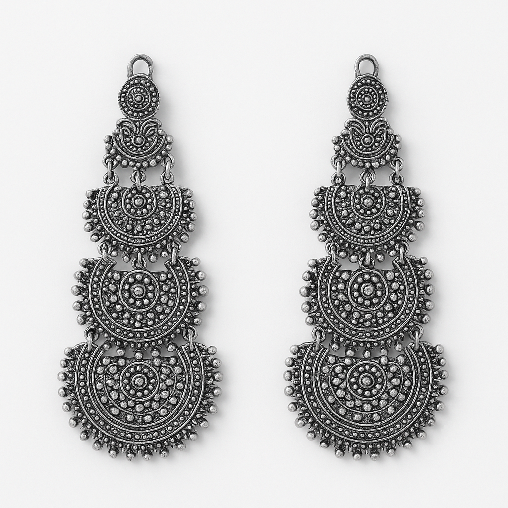 Earrings, Metal