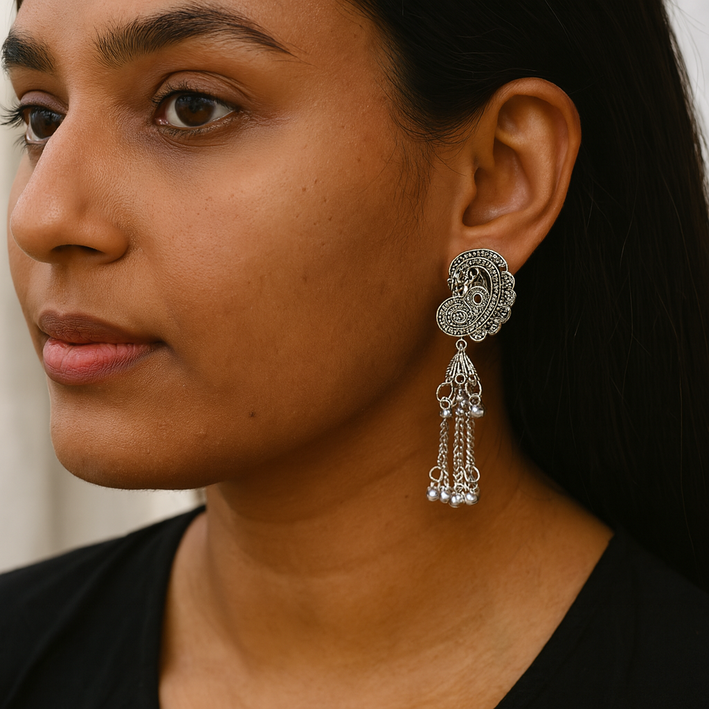 Earrings,  Metal