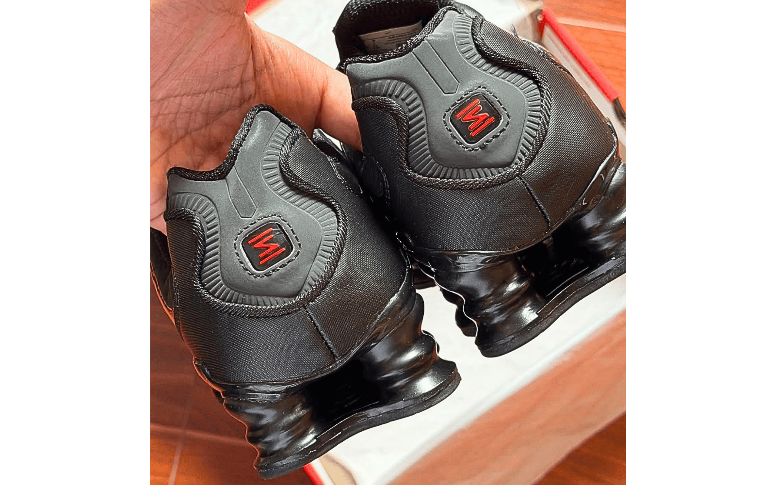 Nike Shox TL Black Metallic Hematite (Air Cushion Performance Sneakers)