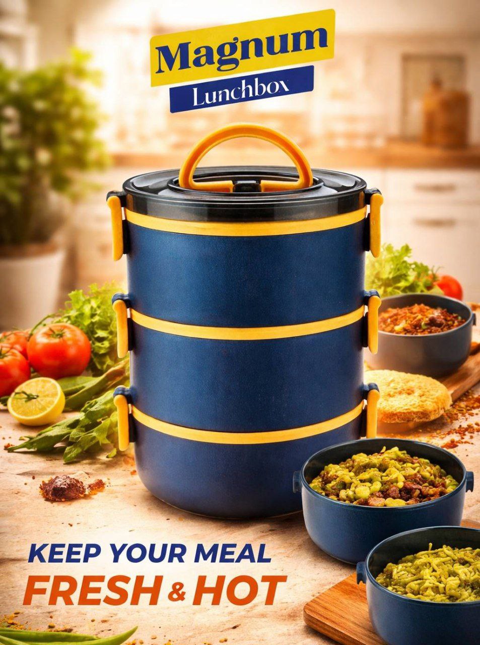 3 layer sumo lunch box