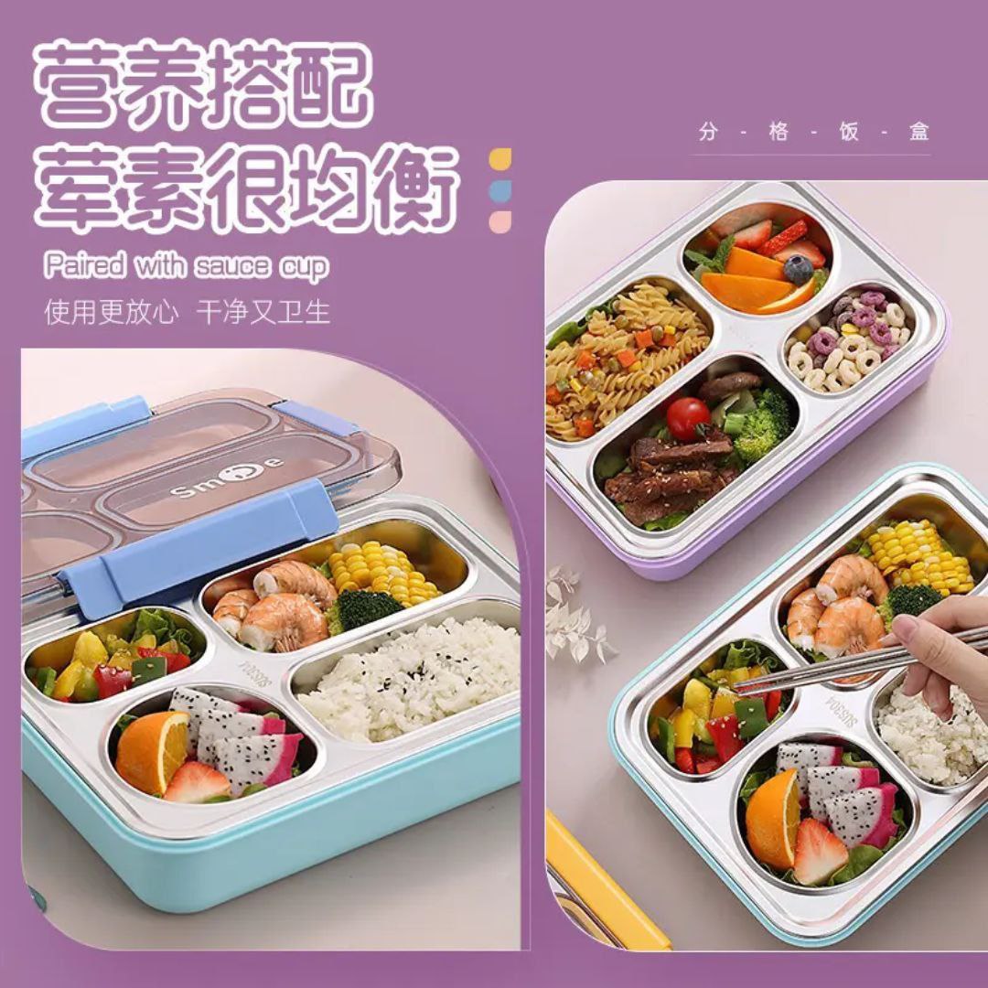 Smile steel lunchbox