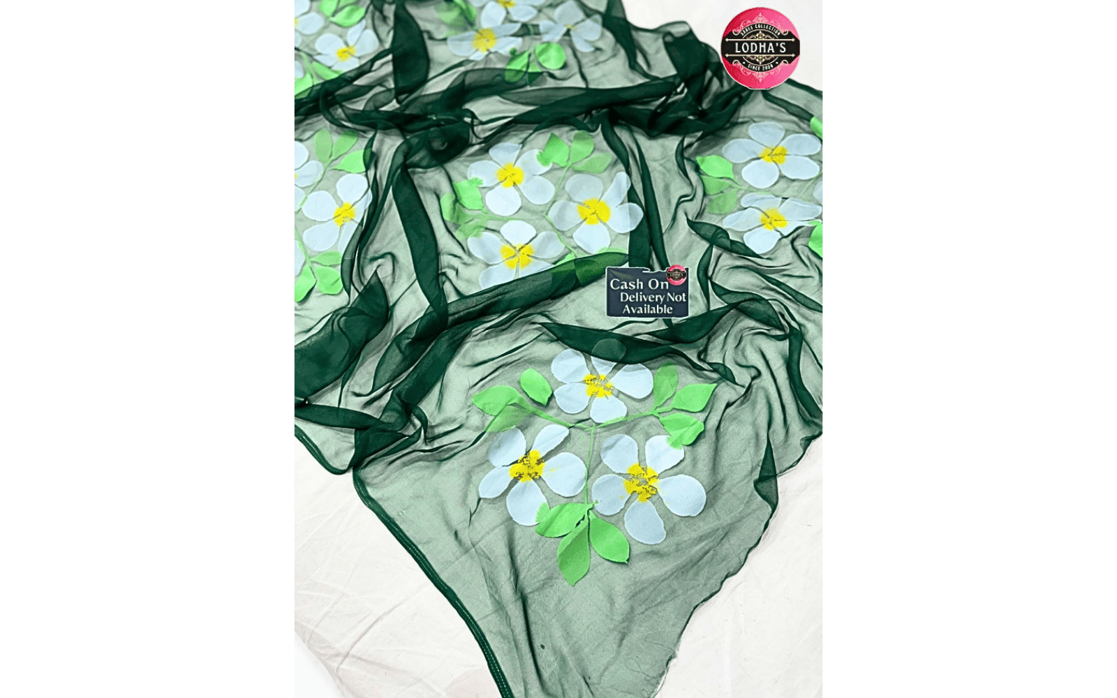 Royal Georgette Brush Paint Printed Saree