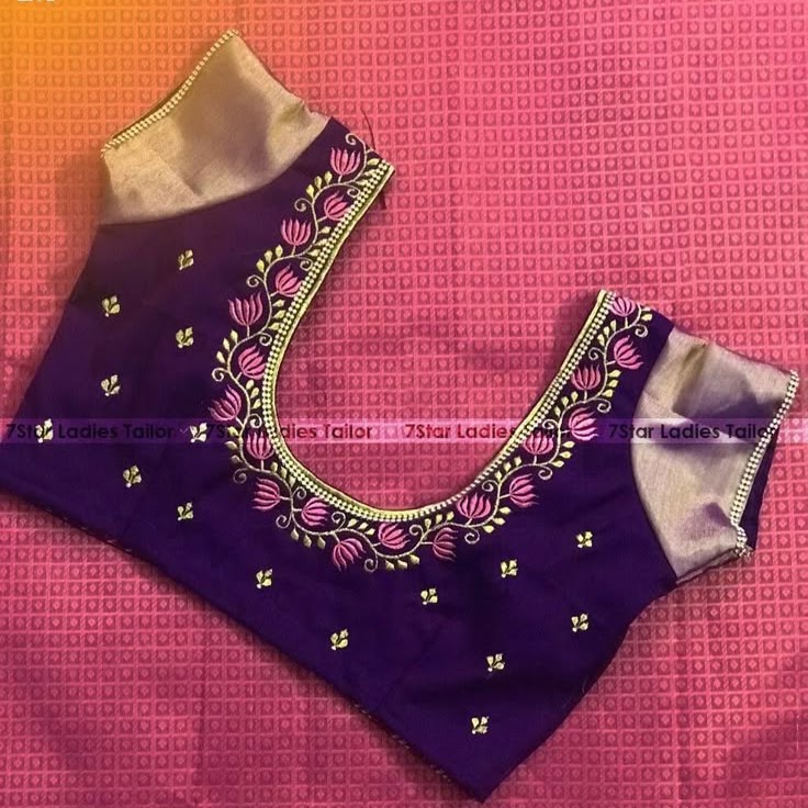Embroidery Blouse Design