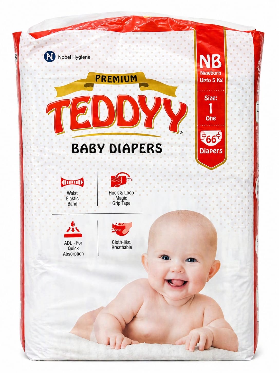 TEDDY BABY DIAPER NB