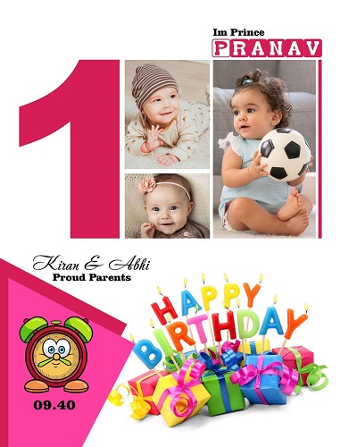 BIRTH PHOTO FRAME 1 to 12 Month