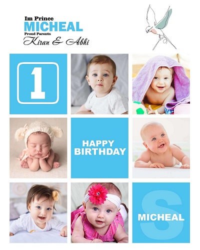 BIRTH PHOTO FRAME 1 to 12 Month