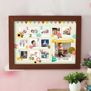 BIRTH PHOTO FRAME 1 to 12 Month
