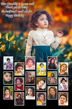 BIRTHDAY, ANNIVERSARY &  COLLAGE PHOTO FRAME