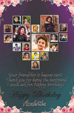 BIRTHDAY, ANNIVERSARY &  COLLAGE PHOTO FRAME