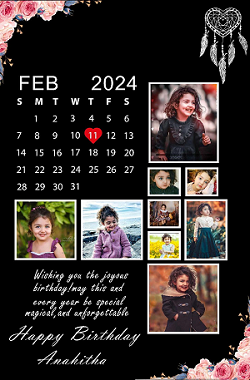 BIRTHDAY, ANNIVERSARY &  COLLAGE PHOTO FRAME