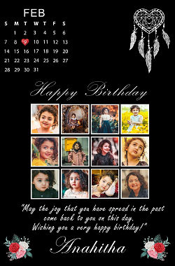 BIRTHDAY, ANNIVERSARY &  COLLAGE PHOTO FRAME
