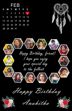 BIRTHDAY, ANNIVERSARY &  COLLAGE PHOTO FRAME