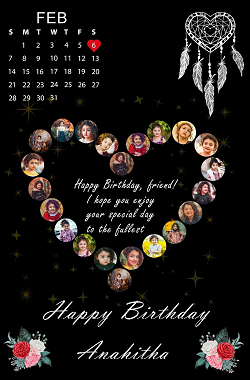 BIRTHDAY, ANNIVERSARY &  COLLAGE PHOTO FRAME