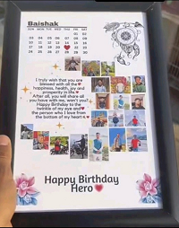 BIRTHDAY, ANNIVERSARY &  COLLAGE PHOTO FRAME