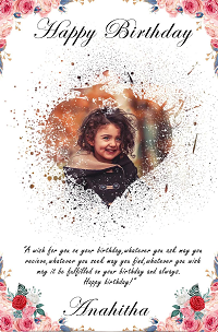 BIRTHDAY, ANNIVERSARY &  COLLAGE PHOTO FRAME