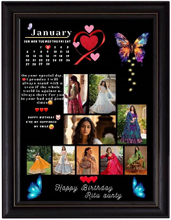 BIRTHDAY, ANNIVERSARY &  COLLAGE PHOTO FRAME