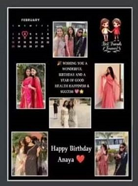 BIRTHDAY, ANNIVERSARY &  COLLAGE PHOTO FRAME
