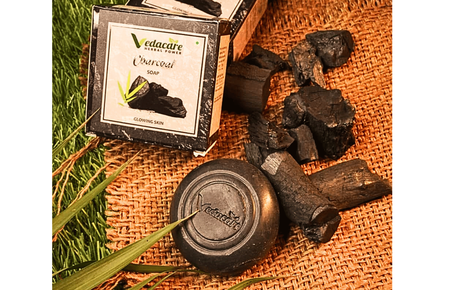 Vedacare Charcoal Soap – Deep Detox Cleanser