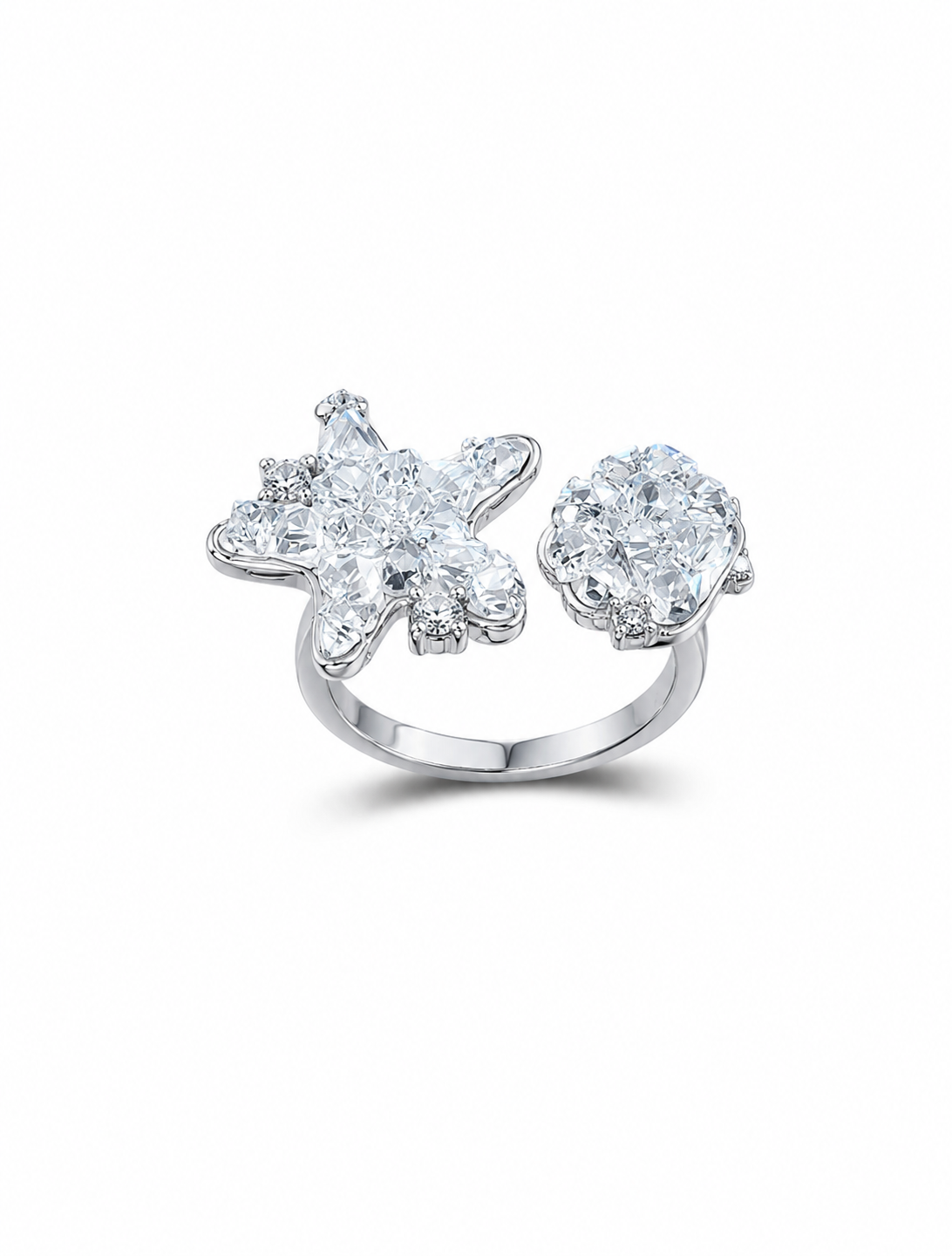Princess Shine Silver Ring  (SAA76)