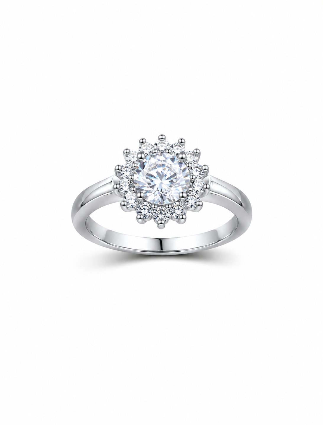 Princess Shine Silver Ring  (SAA176)