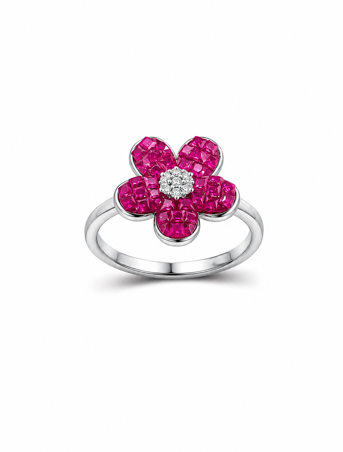 Princess Shine Silver Ring  (SAA86)