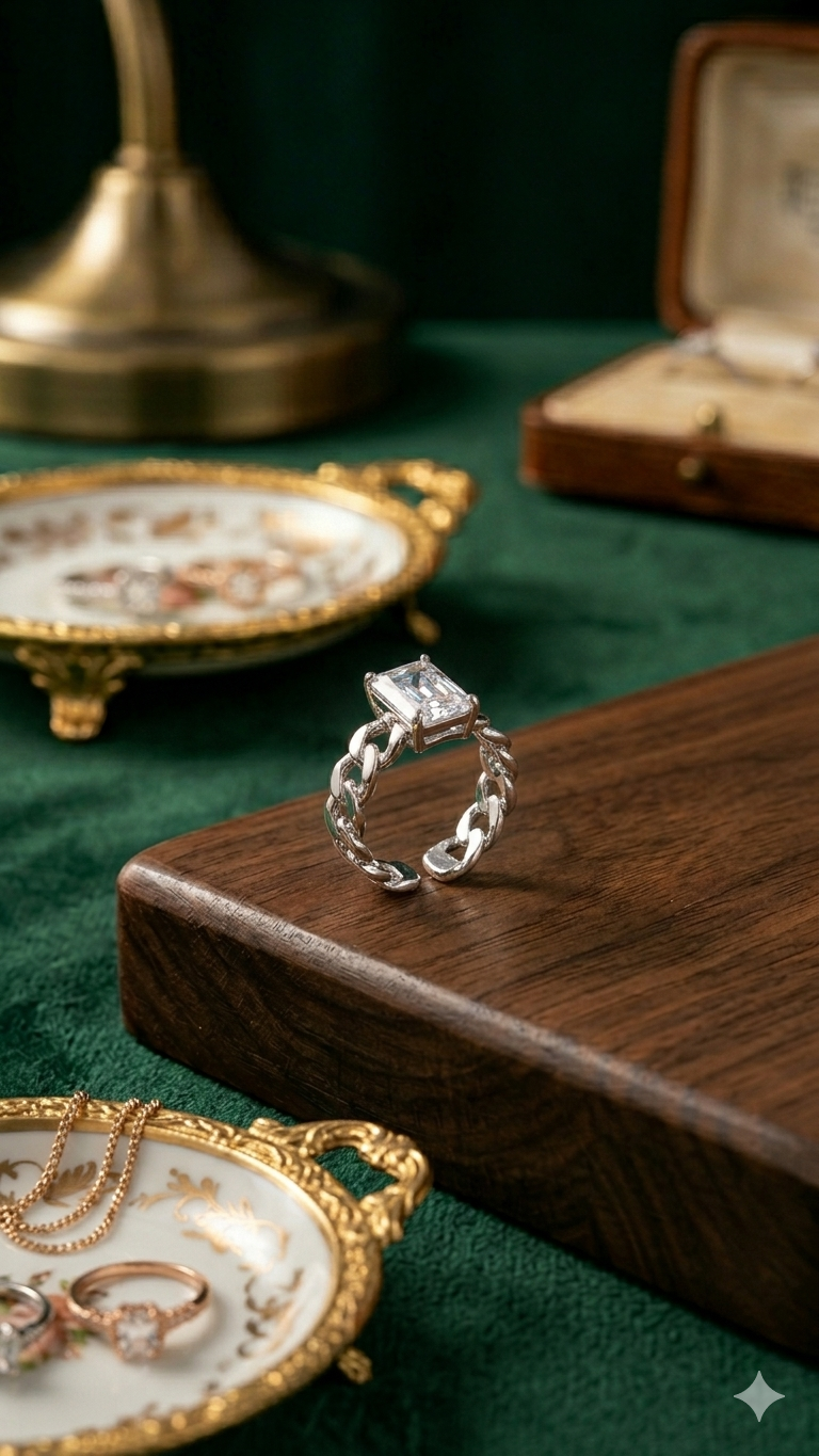 Princess Shine Silver Ring  (SAA149)