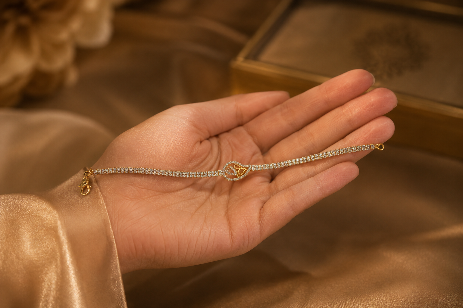 Forever Gold Bracelet BST7 (WEIGHT-5.870)