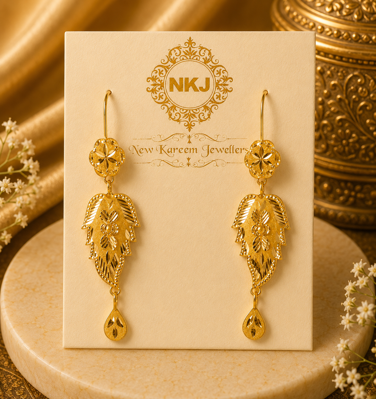 LADIES EARINGS BUB100 (Weight-.890)