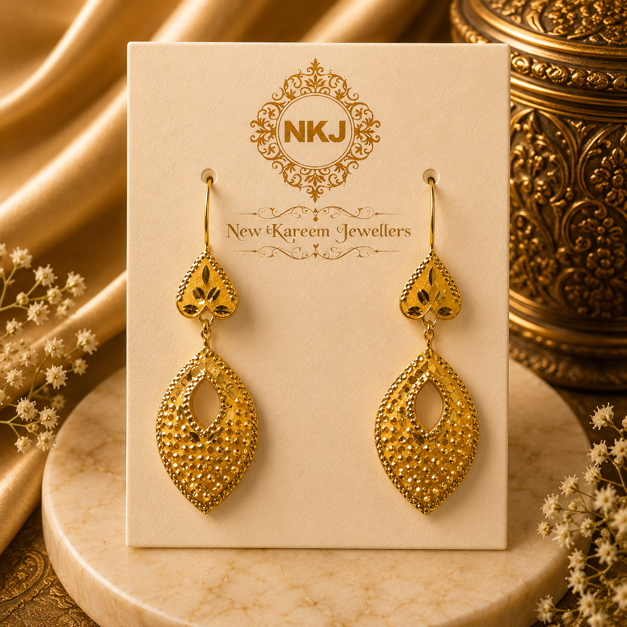 LADIES EARINGS BUB45 (Weight-.890)