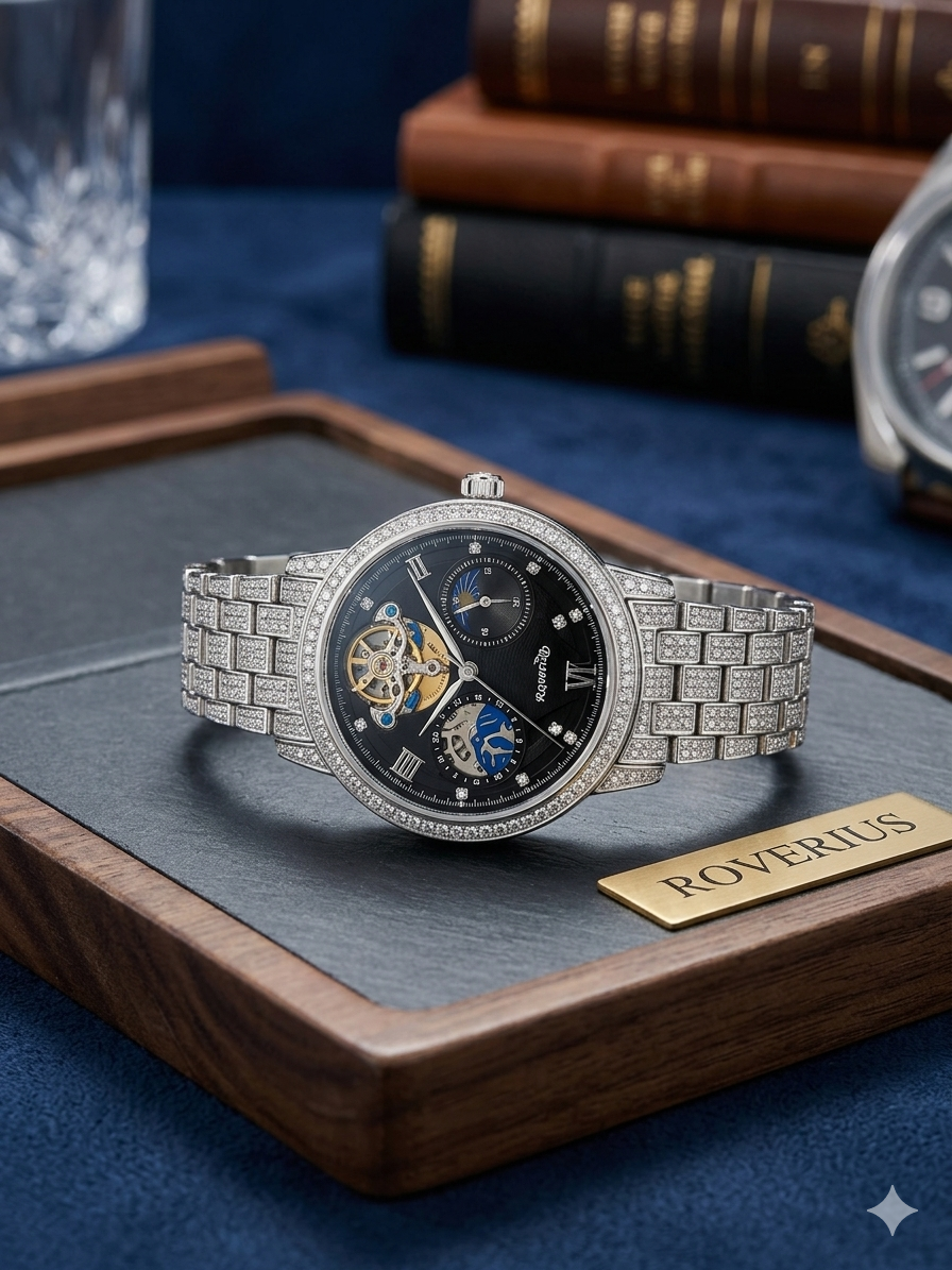 SILVER MEN'S WATCH