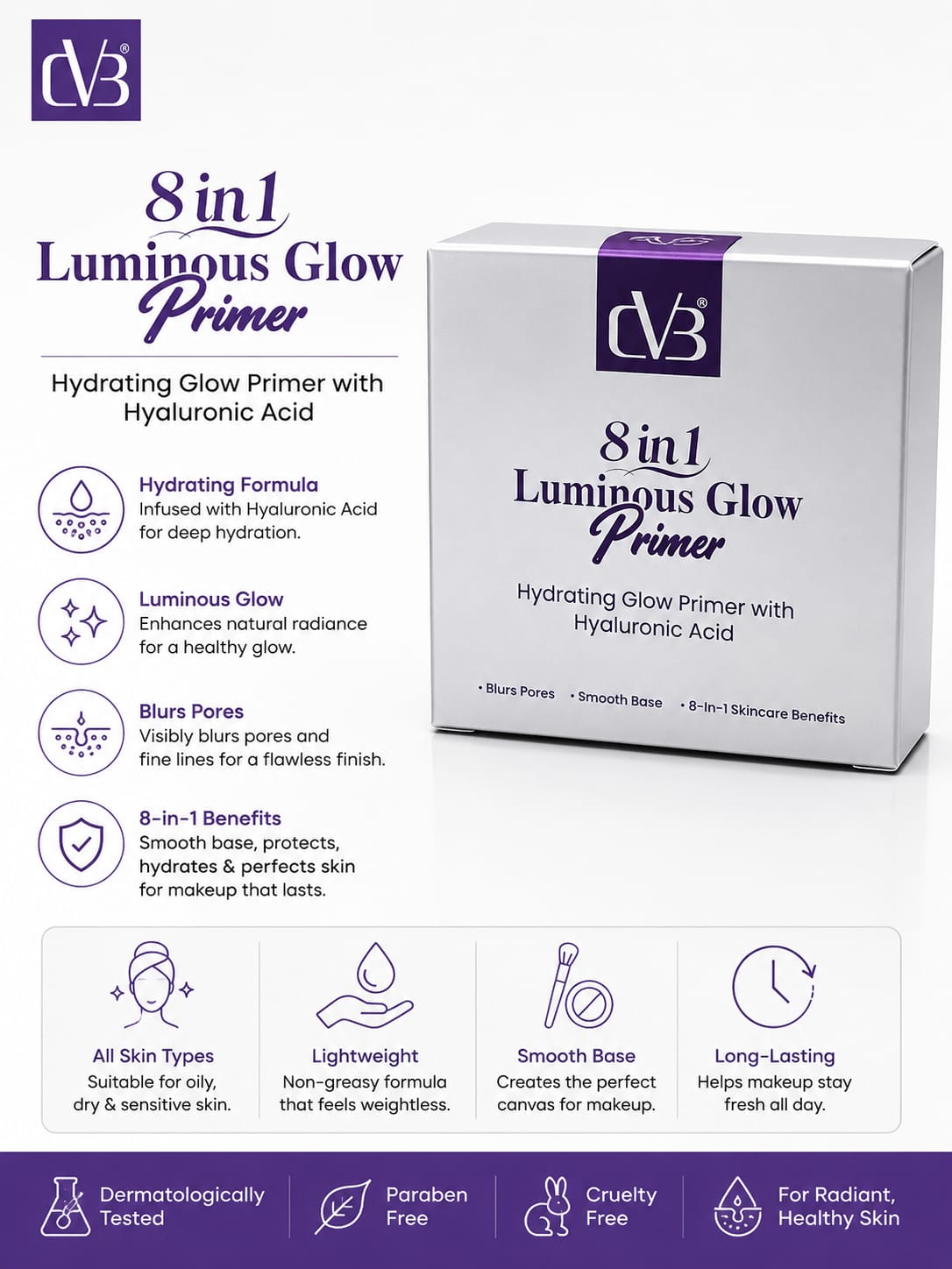8 in 1 Luminous Glow Primer