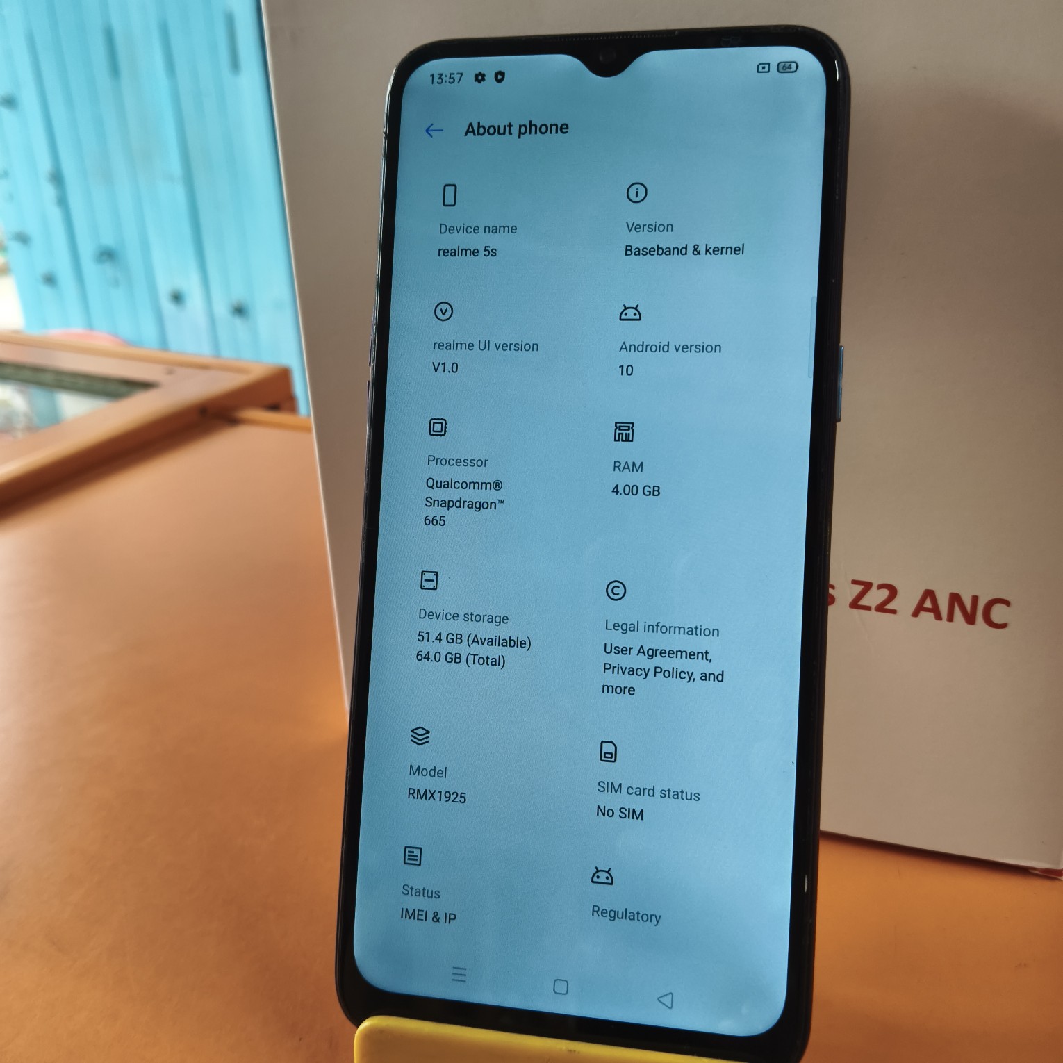 Realme 5S - 4GB RAM & 64GB STORAGE - All Working Condition