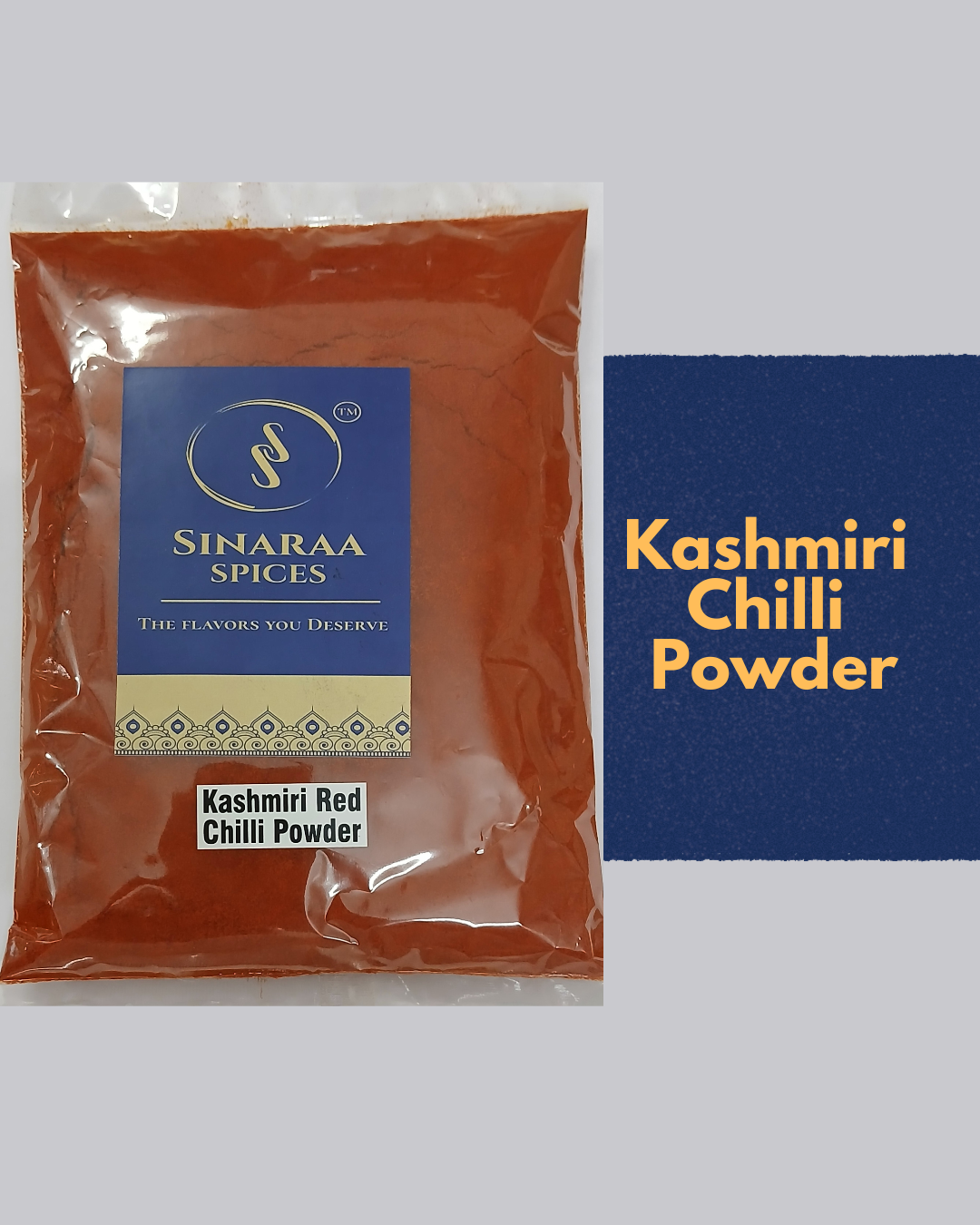 Premium Kashmiri Chilli Powder | Mild Spice & Vibrant Colour | 500g