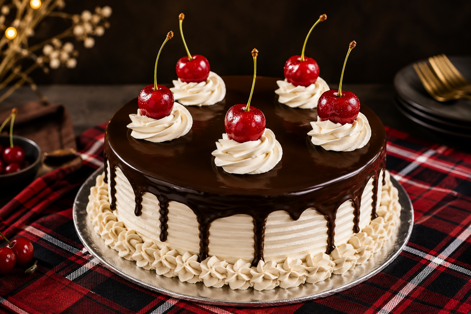 Classic Chocolate Truffle Cake