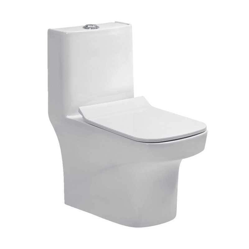 Premium Ceramic Western Toilet | Floor Mounted Water Closet