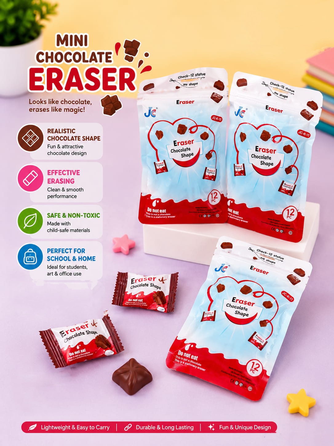 Chocolate eraser