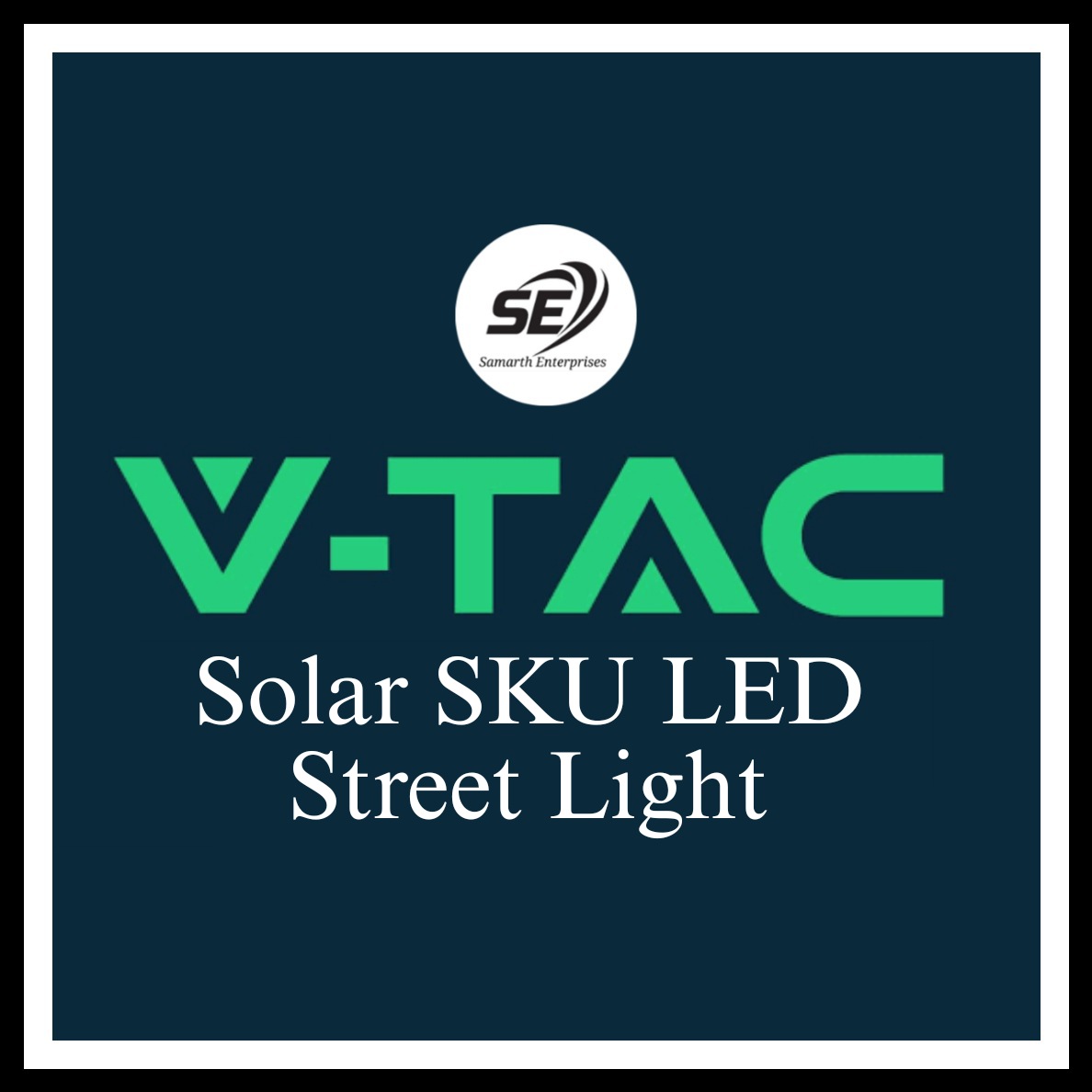 V-TAC Solar SKU LED Street  Lights