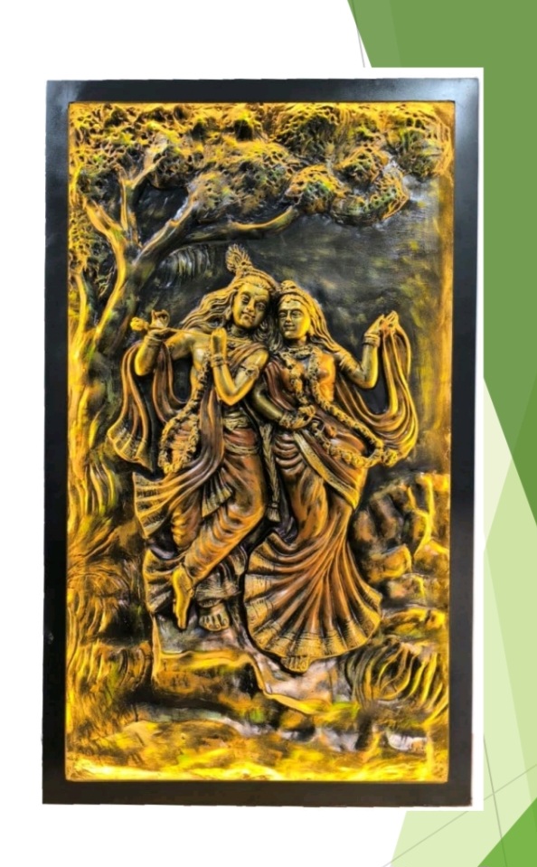 Indoor Radha Krishna Mural