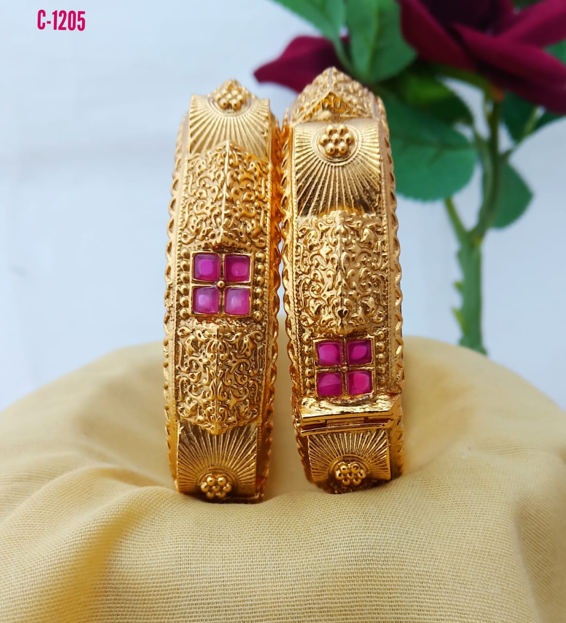 Brass Gold Tone Bangle